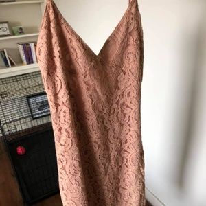 Blush Lace Dress